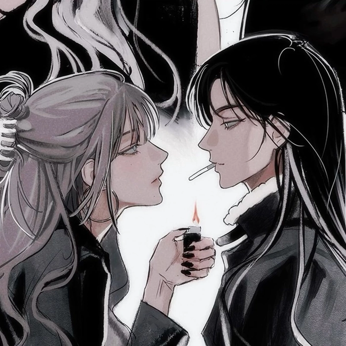 lesbian couple anime pfp