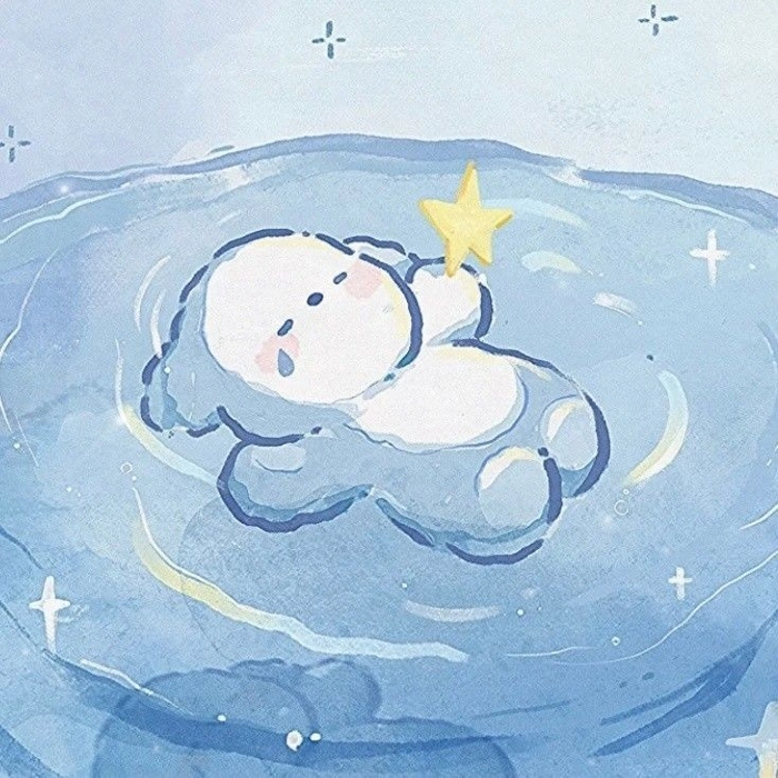 light blue pfp