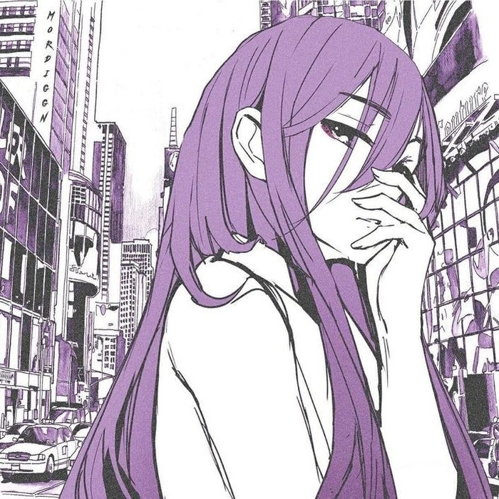 light purple pfp