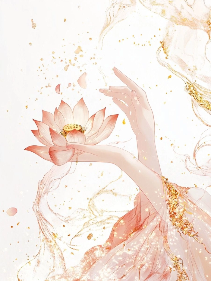 lotus profile picture aesthetic