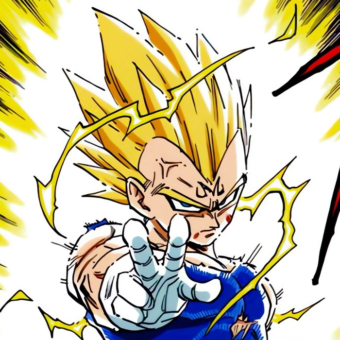 majin vegeta pfp manga