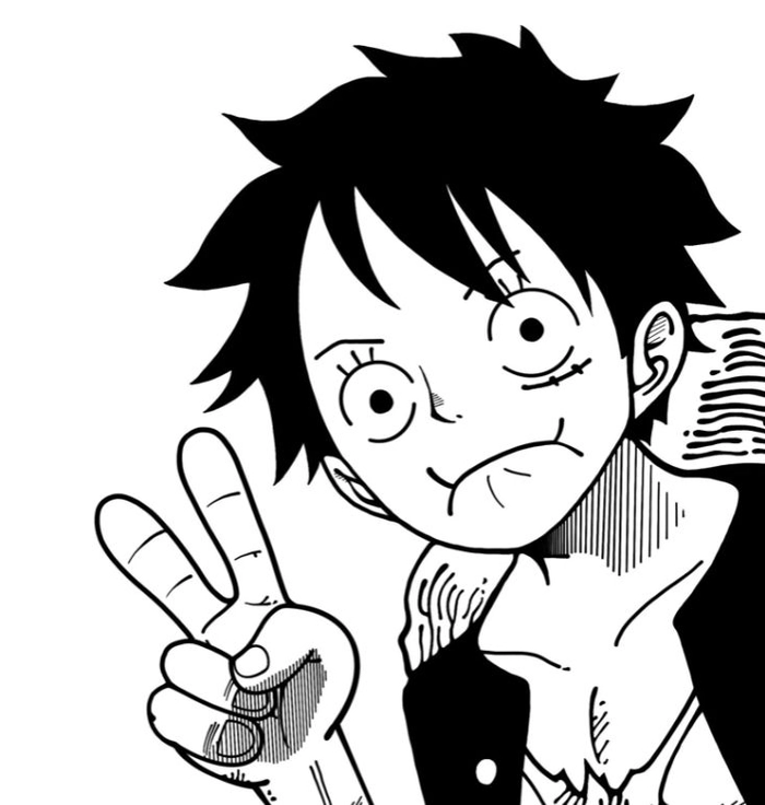 manga luffy pfp