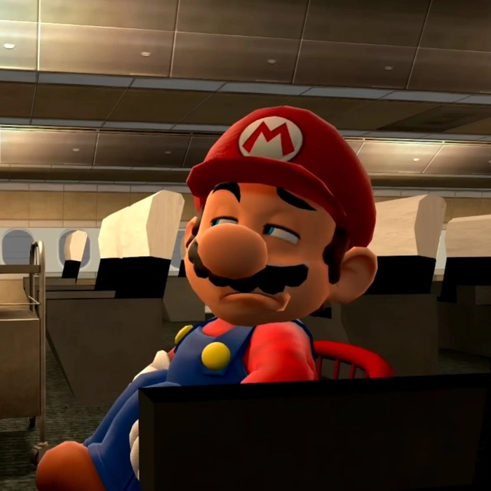 mario pfp meme