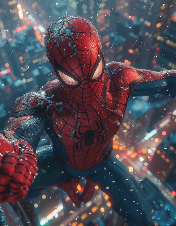 masked character comic avatar spider man pfp