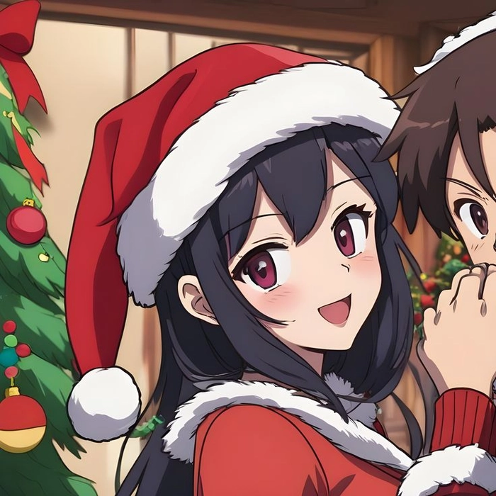 matching christmas anime pfp