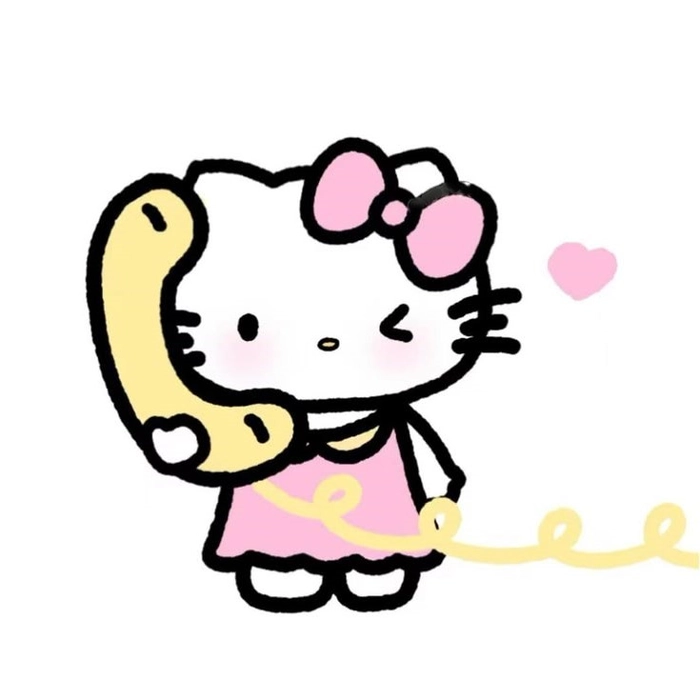 matching hello kitty pfp girl