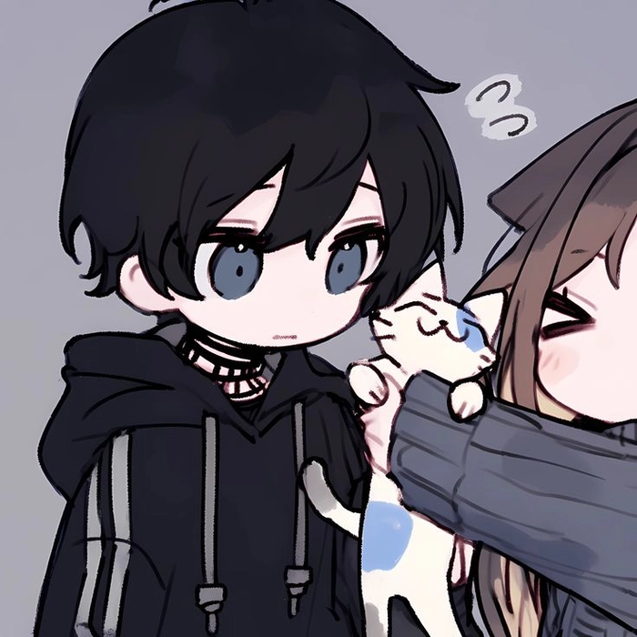matching pfp cute anime couple dp for instagram boy