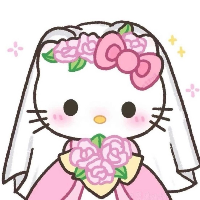 matching pfp hello kitty girl