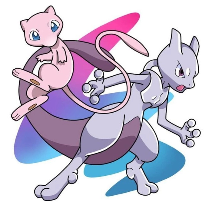 mewtwo vs mew pfp