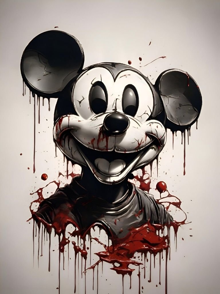 mickey mouse pfp scary
