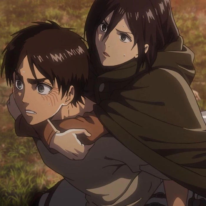 mikasa and eren pfp