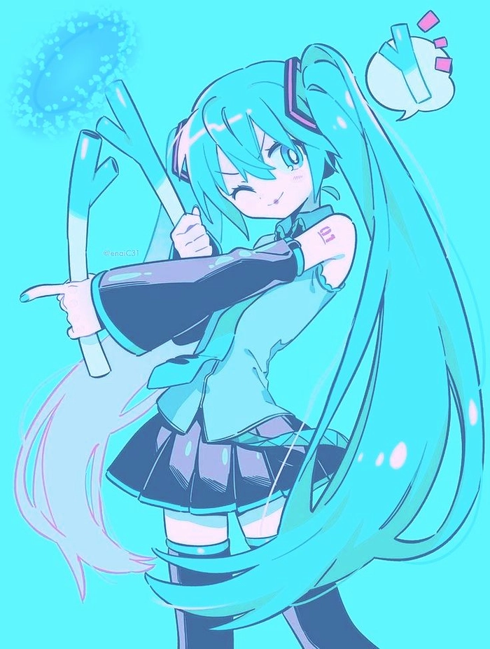 miku pfp chibi