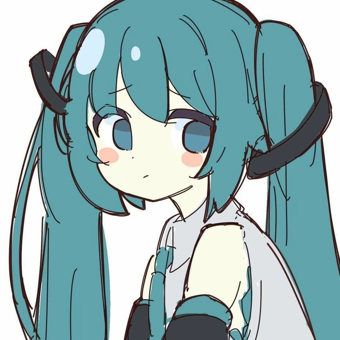 miku pfp cutecore