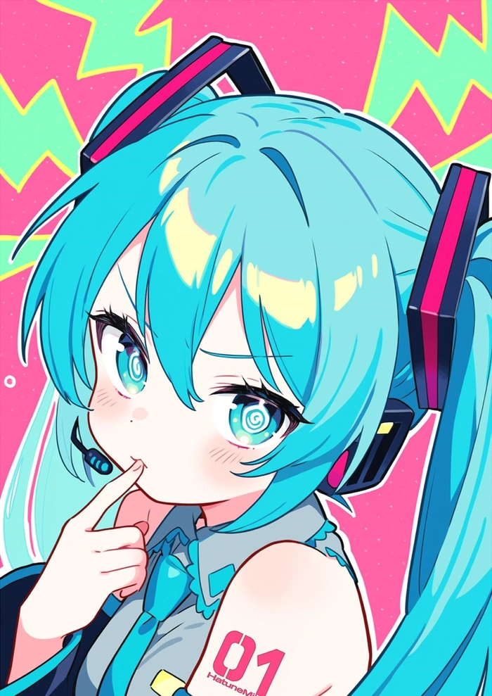 miku pfp gif