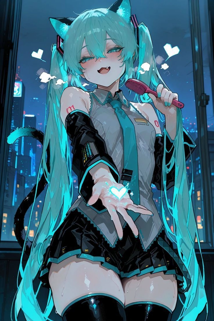 miku pfp silly