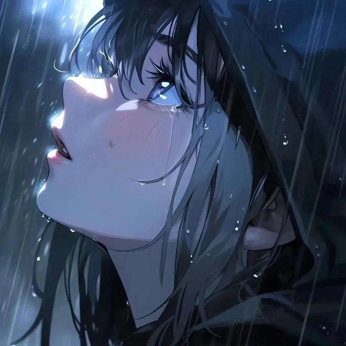 muted colors give a sad anime pfp feeling