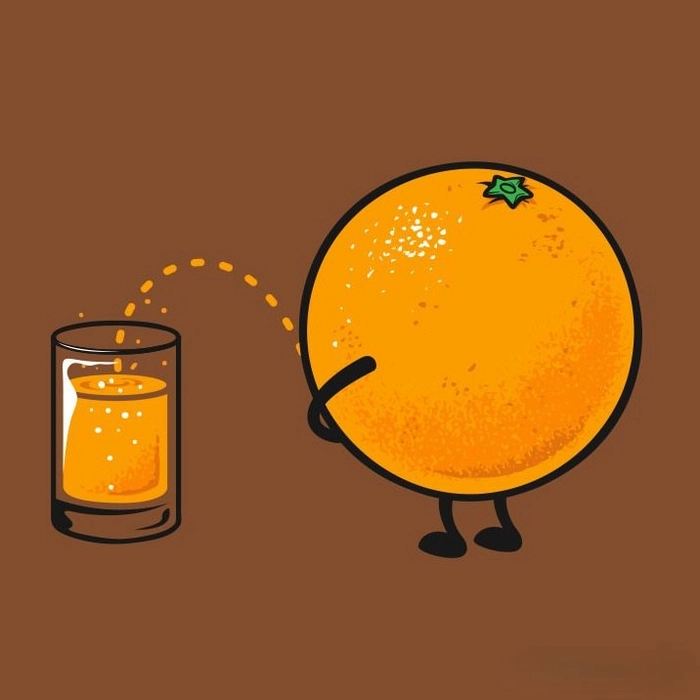 orange juice pfp