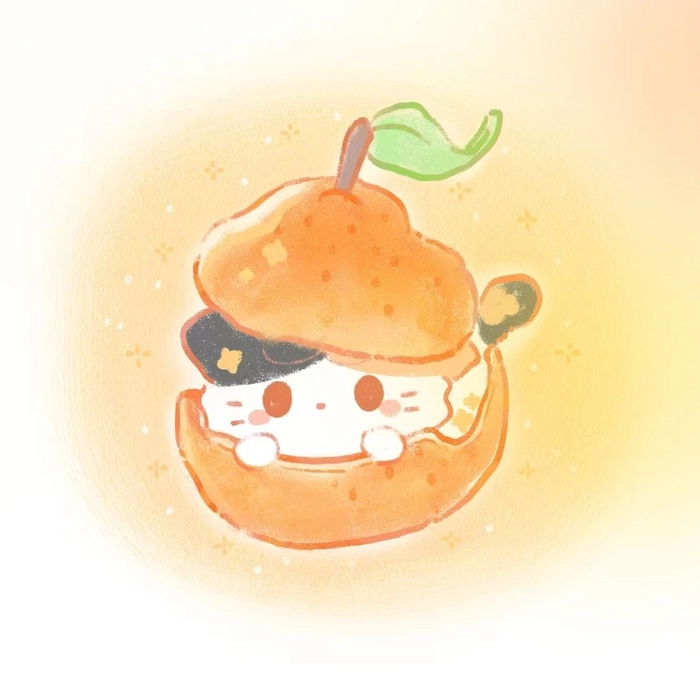 orange pfp aesthetic