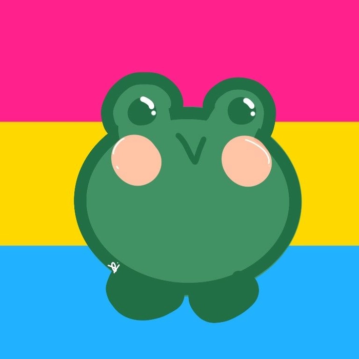 pansexual frog pfp