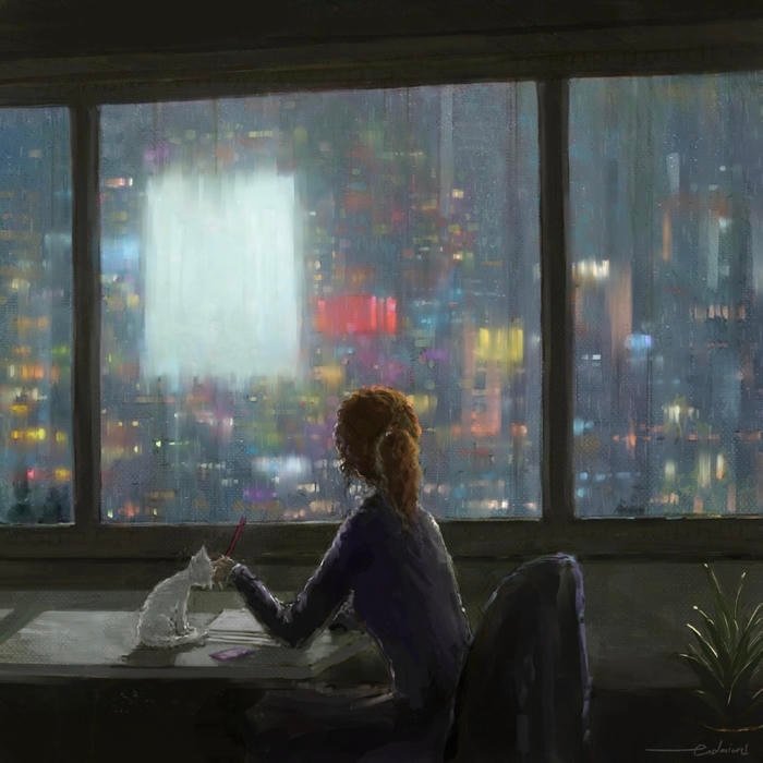 peaceful profile picture with quiet relaxing mood