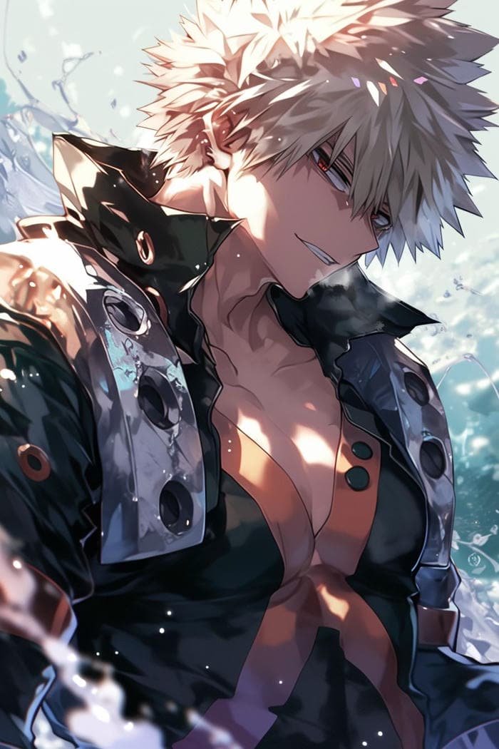 pic Bakugo fiery background