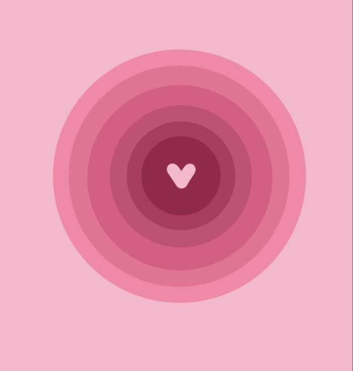 pink heart pfp