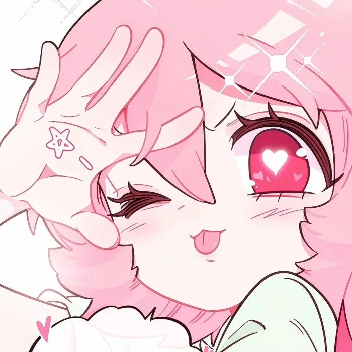 pink pfp cutecore