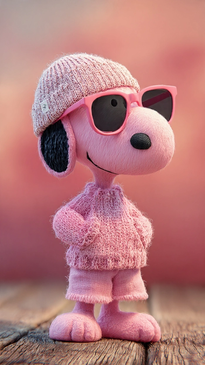 pink snoopy pfp