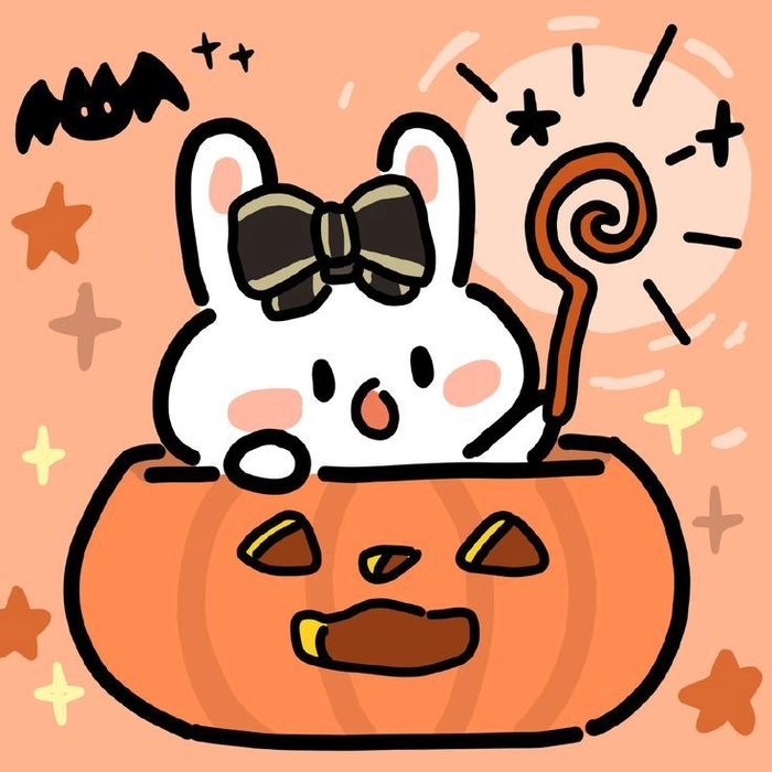 preppy halloween pfp