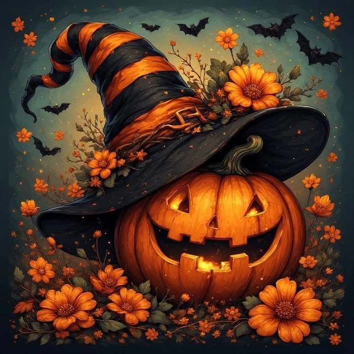 pumpkin hat pfp cute