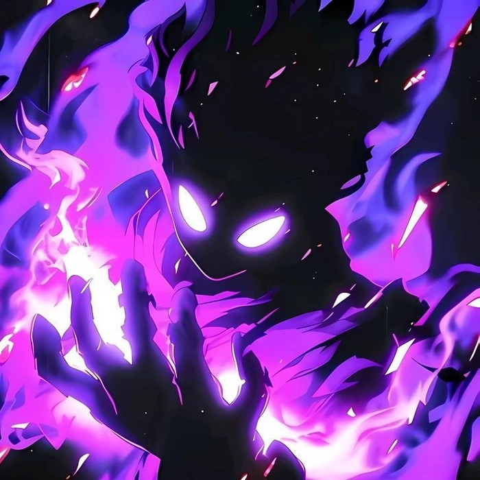purple demon pfp