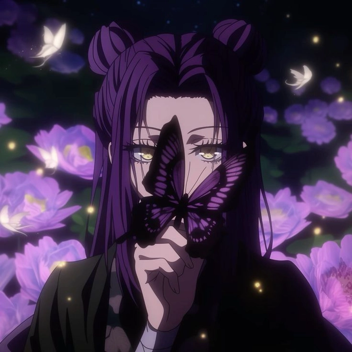 purple hair pfp