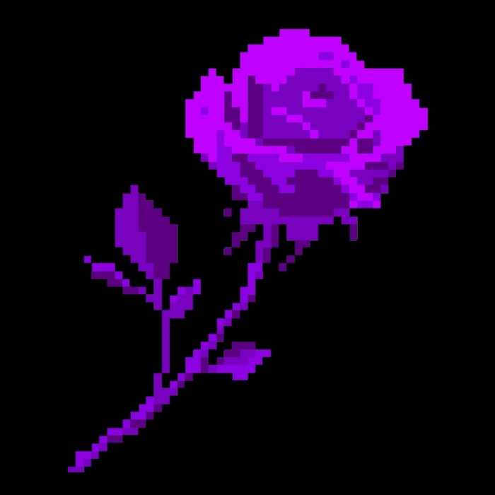 purple rose pfp