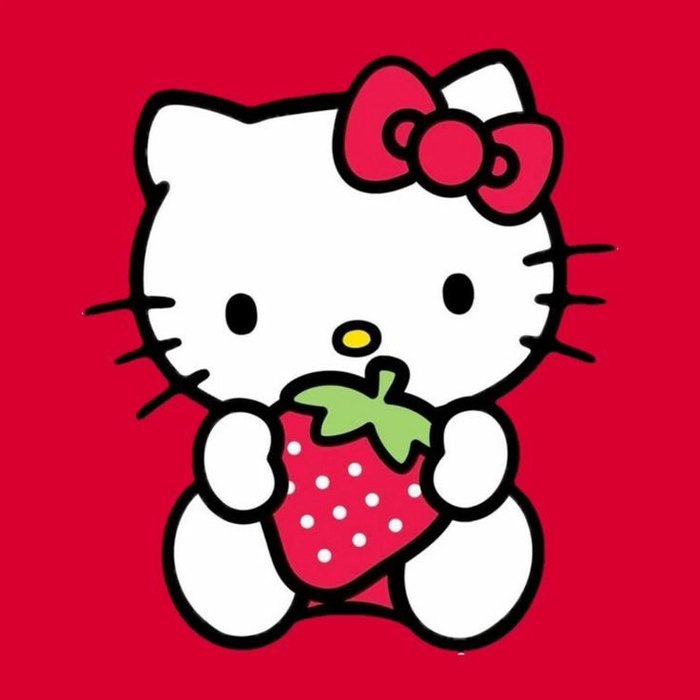 red hello kitty pfp
