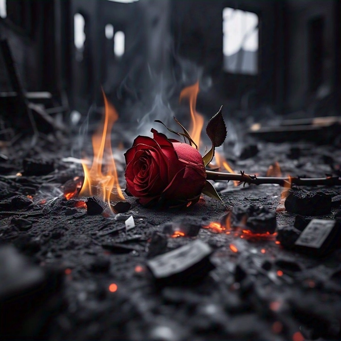 red rose pfp aesthetic