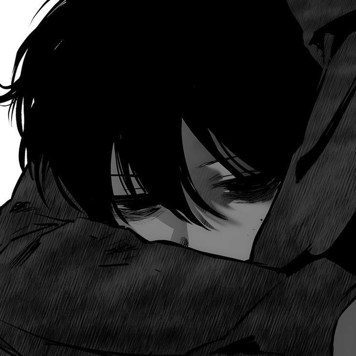 sad anime boy pfp