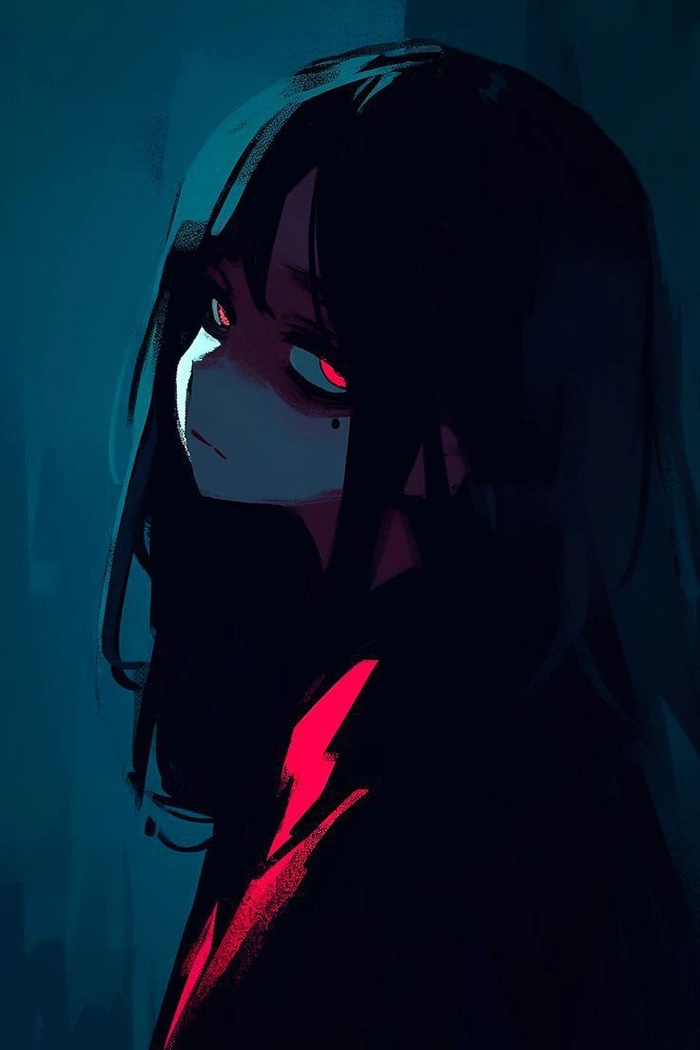 sad anime girl pfp aesthetic