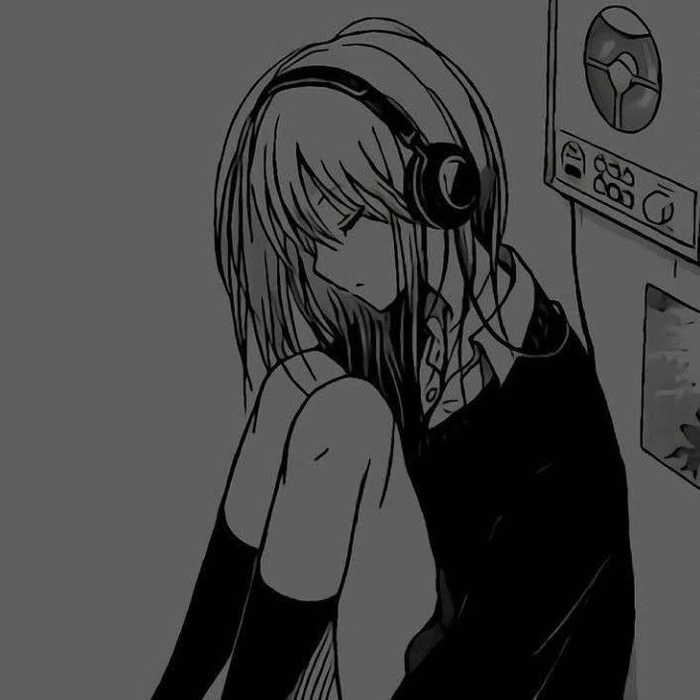 sad anime pfp aesthetic