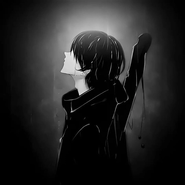 sad anime pfp broken