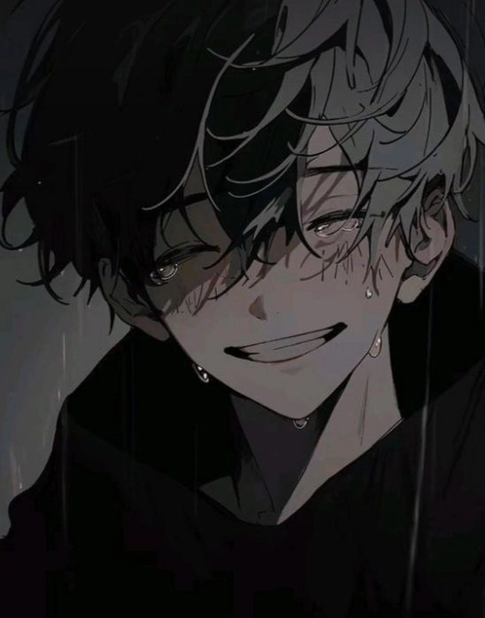 sad anime pfp meme