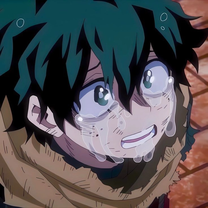 sad deku pfp