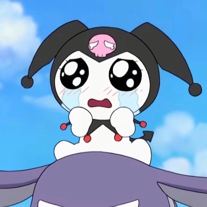 sad kuromi pfp