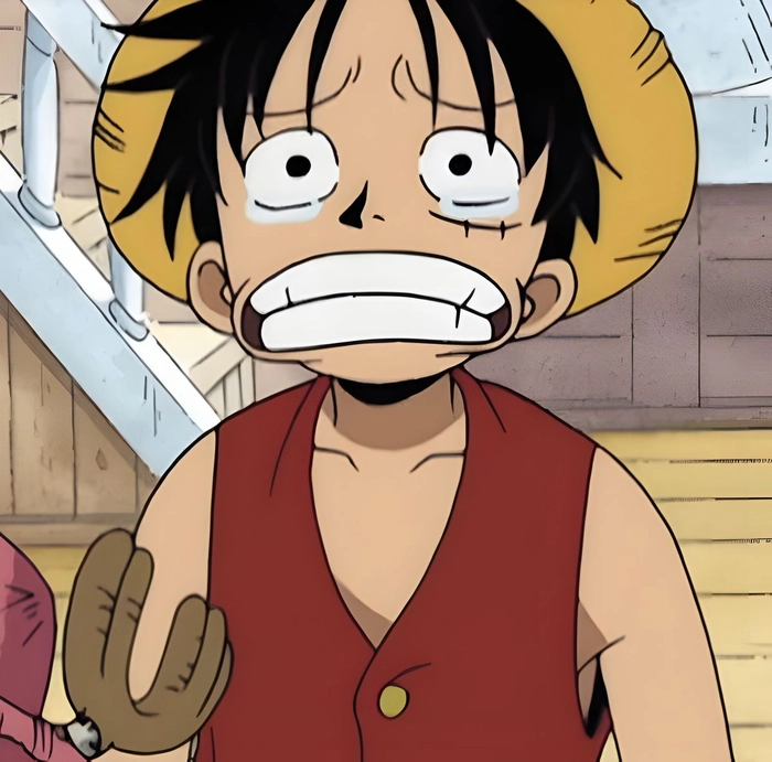 sad luffy pfp
