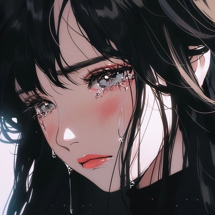 sad pfp not anime