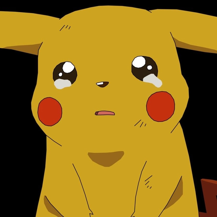 sad pikachu dp