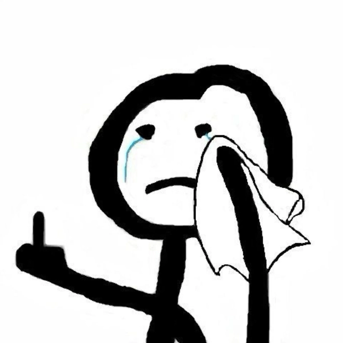 sad stickman pfp
