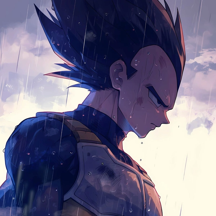 sad vegeta pfp