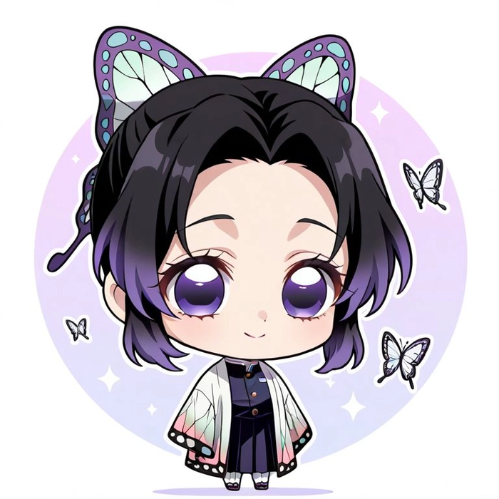 shinobu pfp chibi