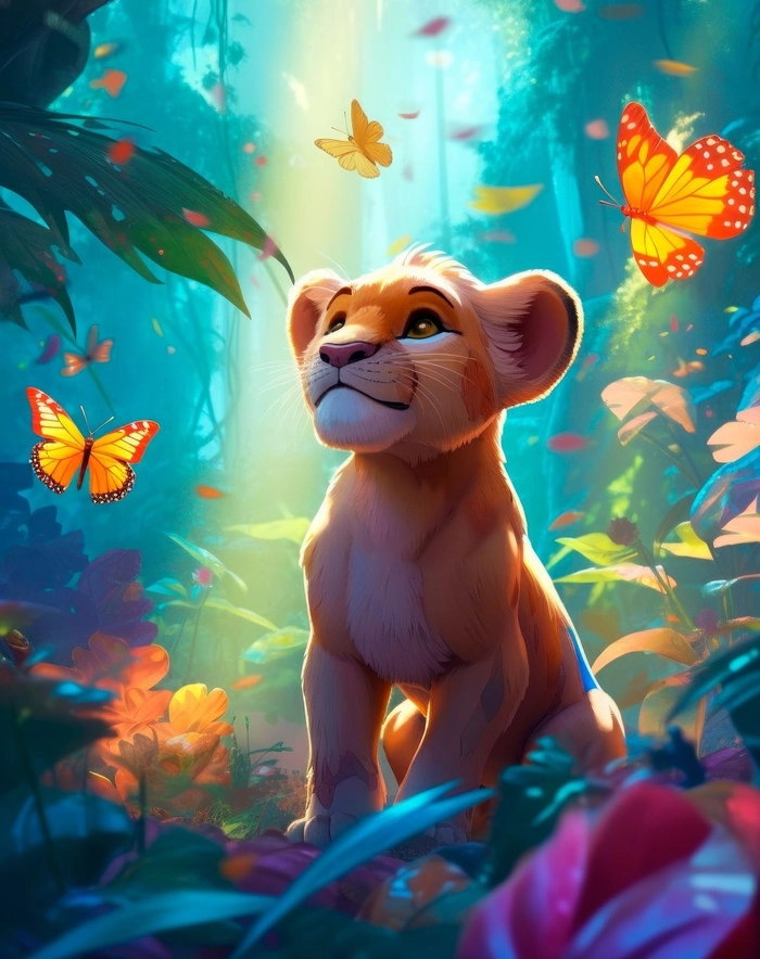 simba pfp cartoon