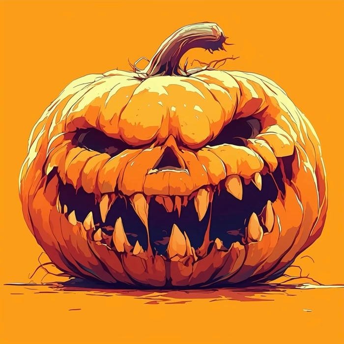 simple and cute pumpkin pfp for icons